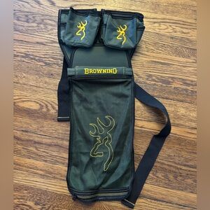 This is a Browning Summit or Comp Series shell pouch in military green. Browning